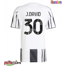 Camiseta Juventus Jonathan David #30 Primera Equipación 2025-26 manga corta